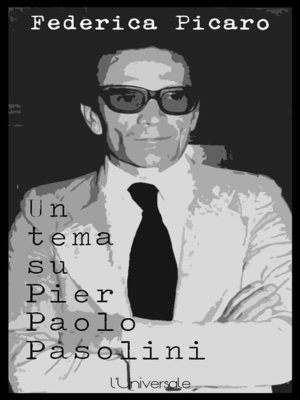 cover image of Un tema su Pier Paolo Pasolini